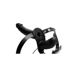 Strap U Power Pegger Dubbele Strap-on Vibrator