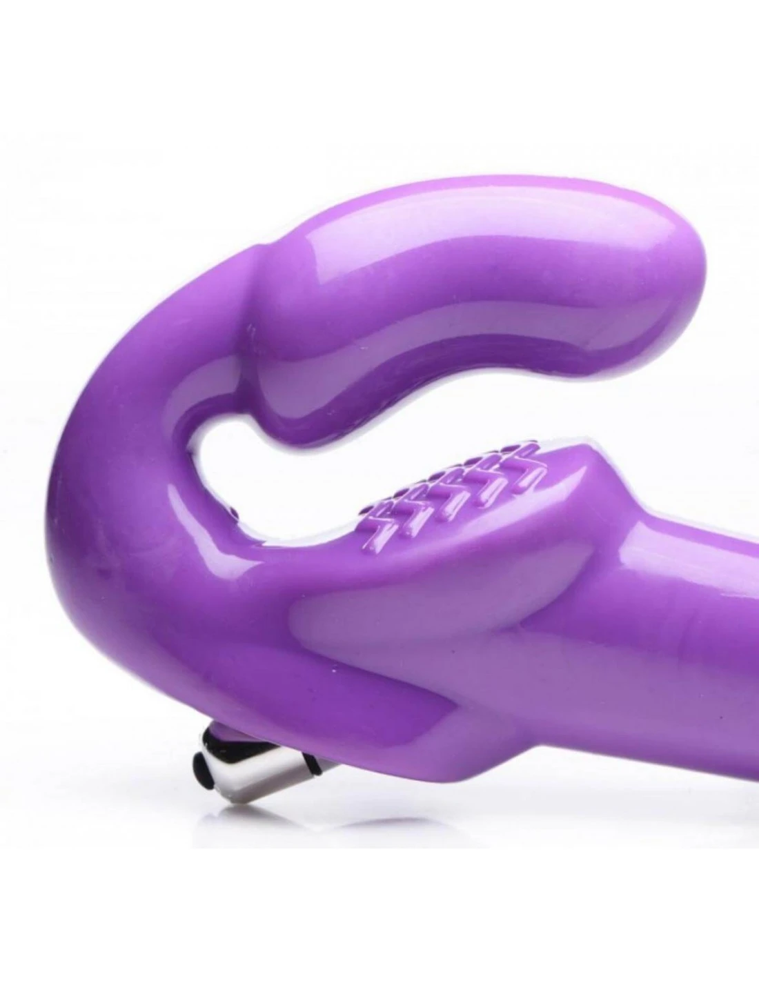Strap U Strap-U Revolver Vibrerende Strapless Strap-on XXL Paars - Afbeelding 4
