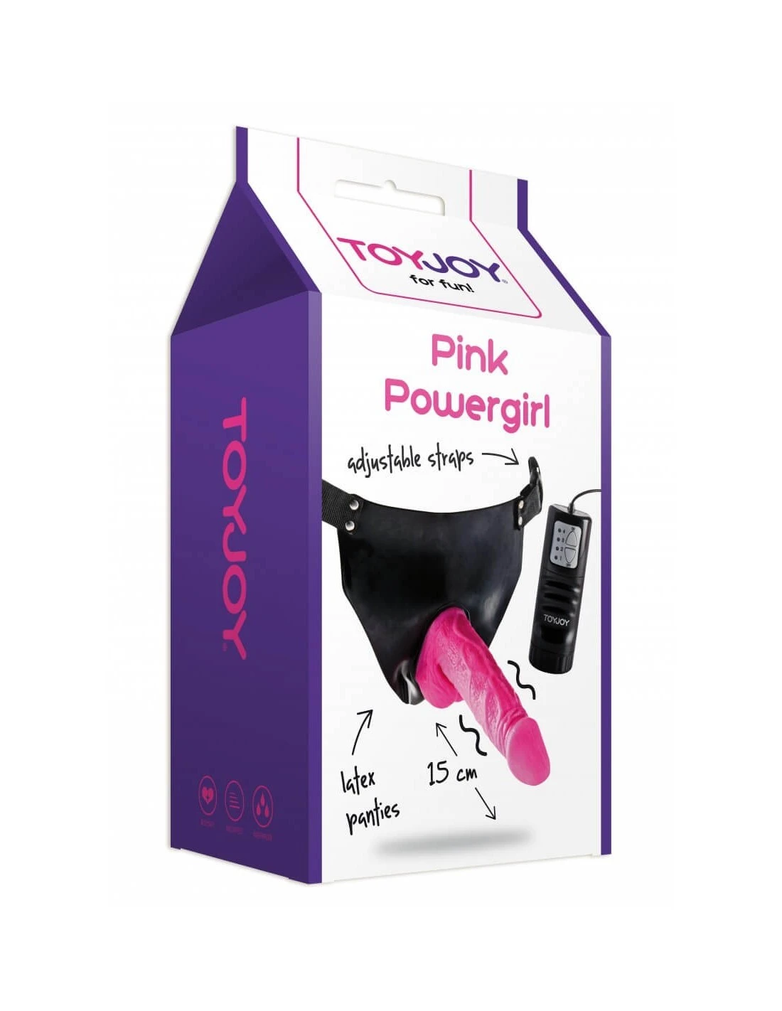 ToyJoy Powergirl Vibrating Strap-on - Afbeelding 2